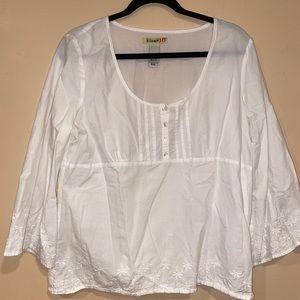 Cotton long sleeve top